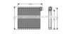 PRASCO TOV483 Evaporator, air conditioning